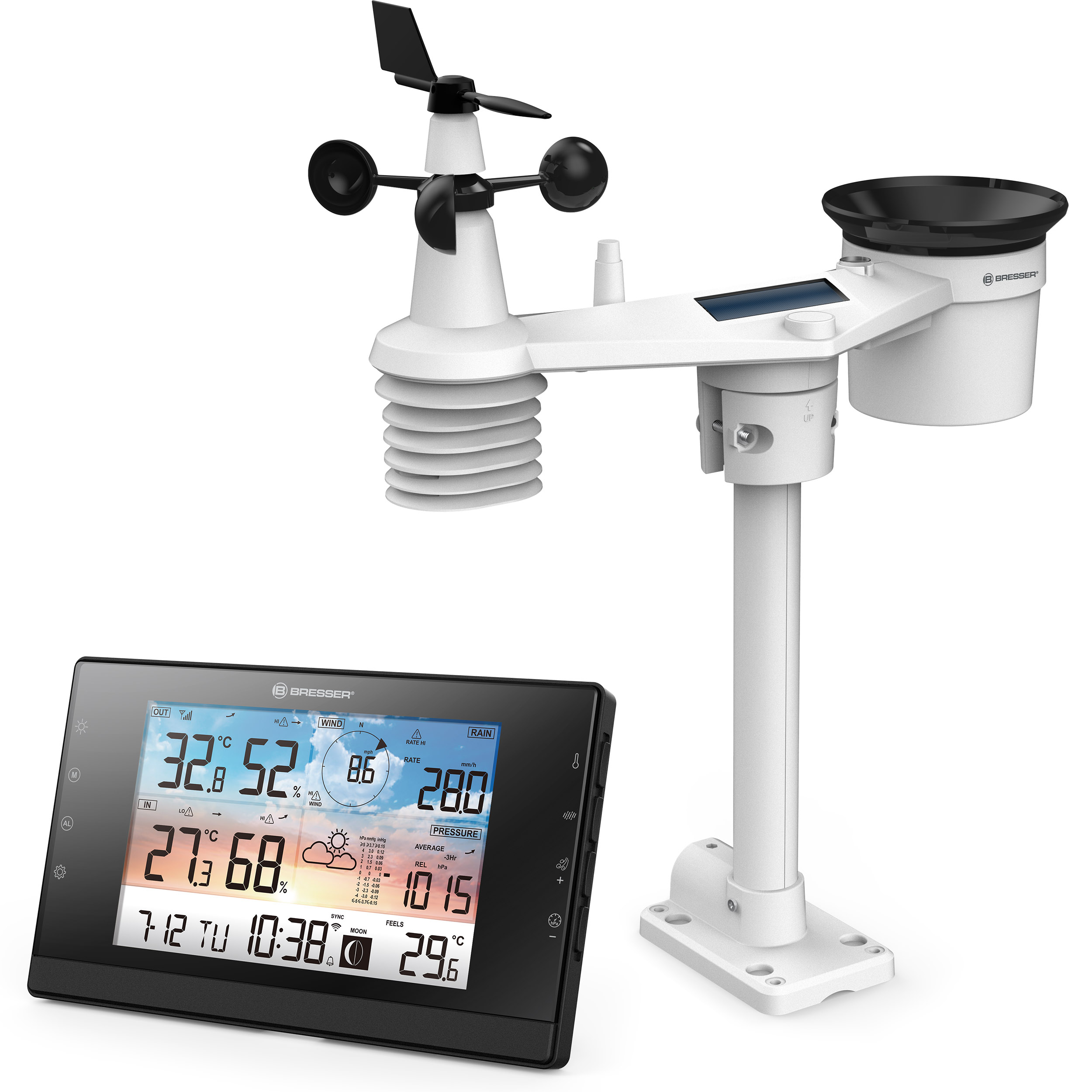 BRESSER WLAN-weerstation WSC met 5-in-1 multisensor