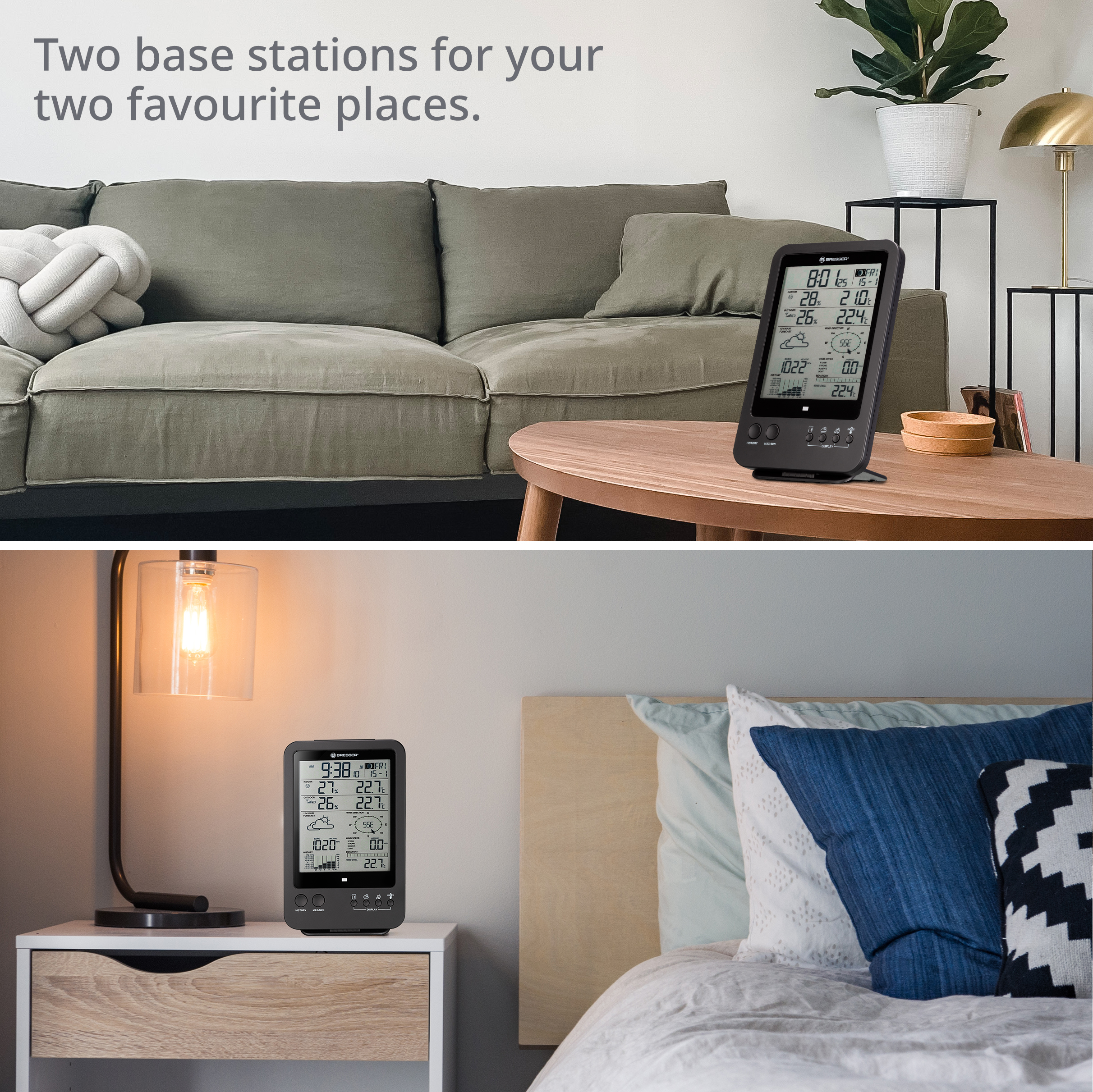 BRESSER 5-in-1 weerstation incl. extra basisstation