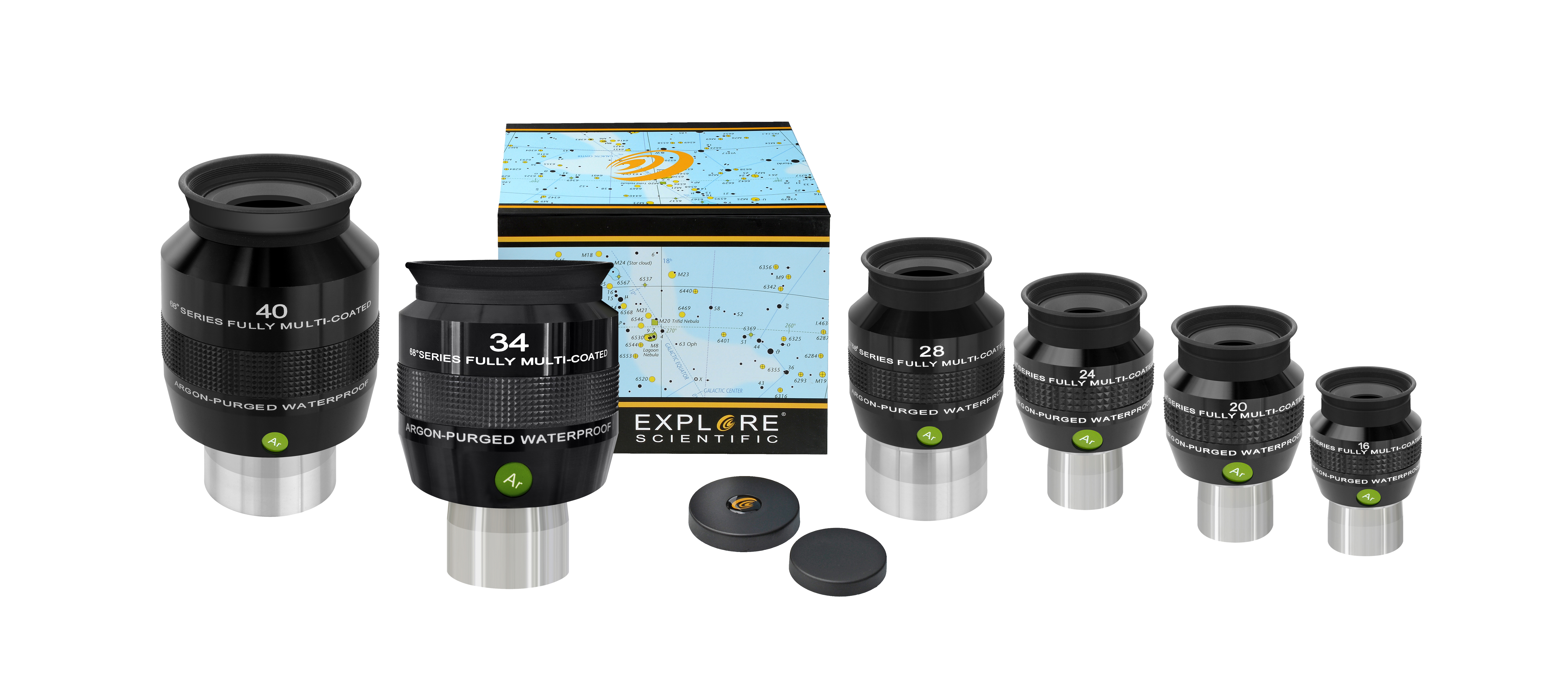 EXPLORE SCIENTIFIC 68° Ar Oculair 34 mm (2")