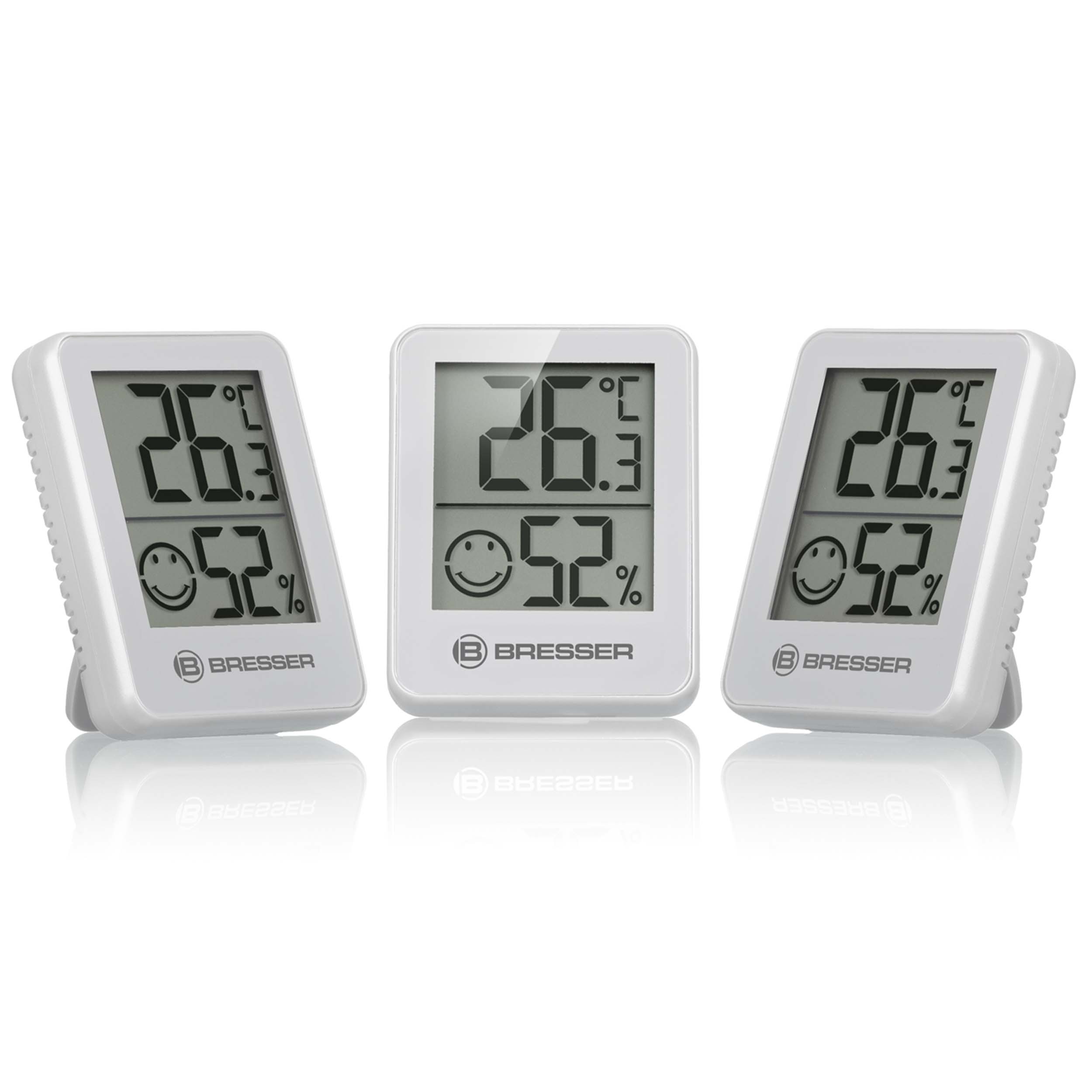 BRESSER ClimaTemp Hygro Indicator Set van 3 Thermo-/Hygrometers