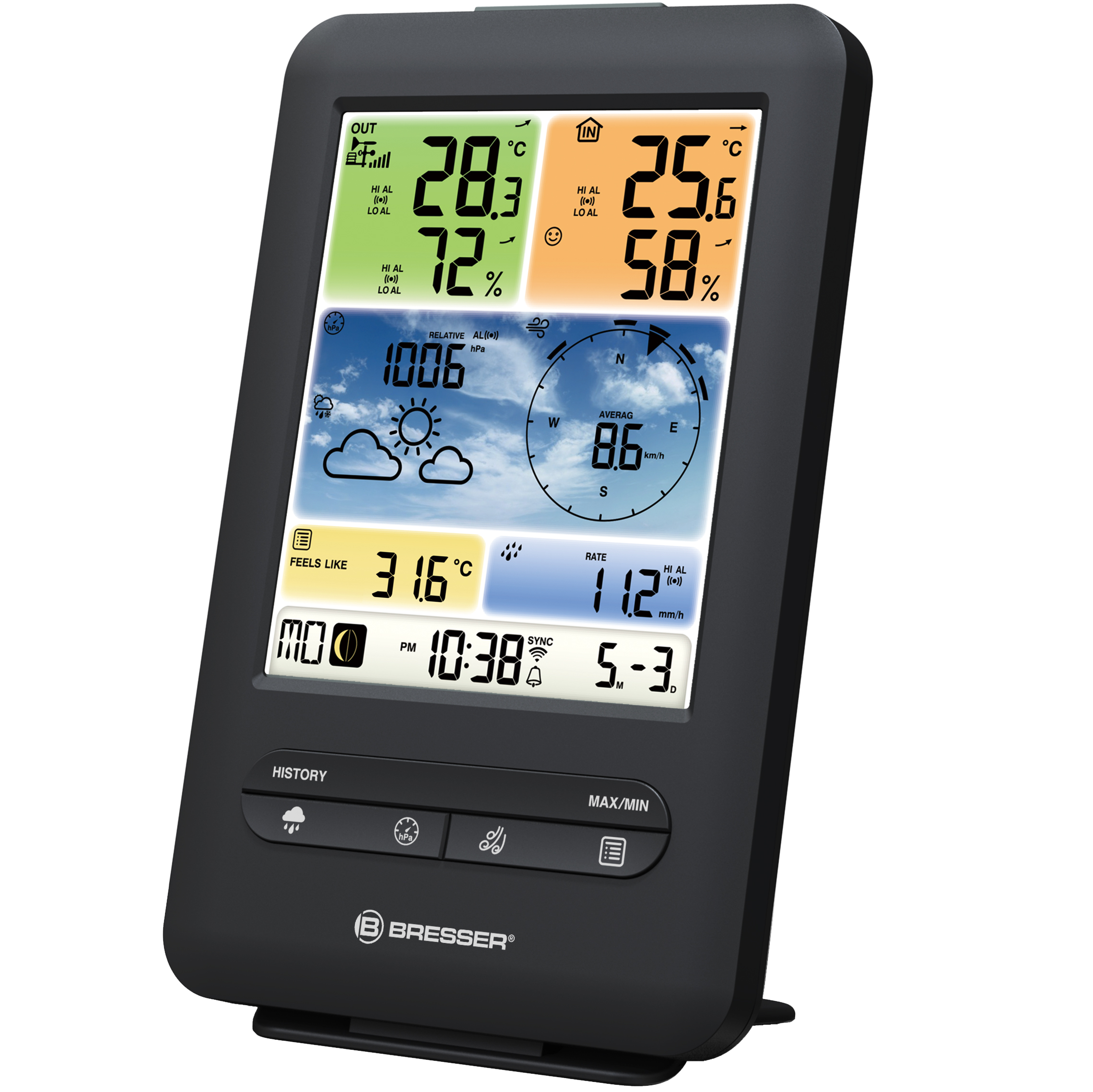 Bresser Pro WIFI 5-in-1 Colour Weather Center V