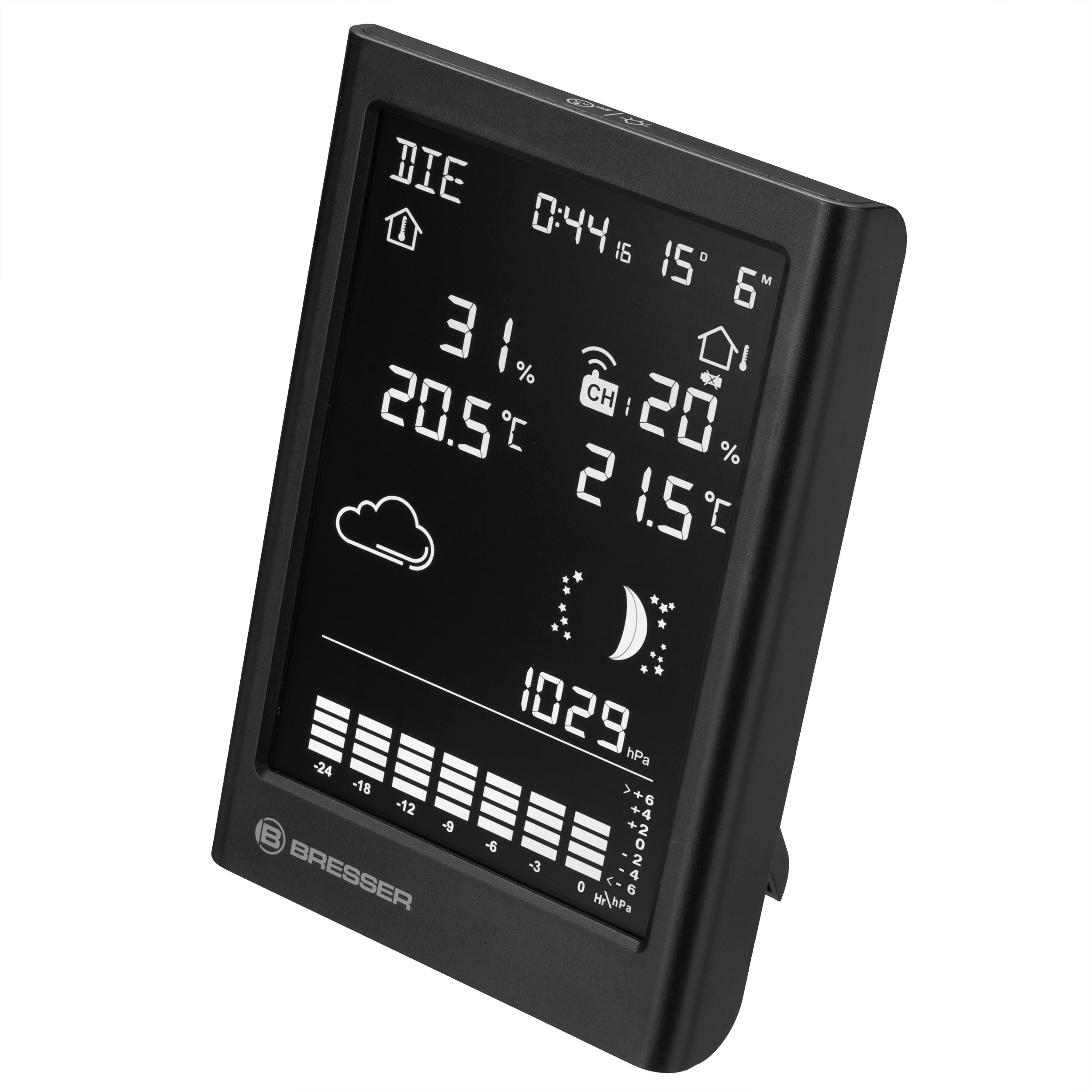 BRESSER draadloos weerstation MeteoTemp TBV