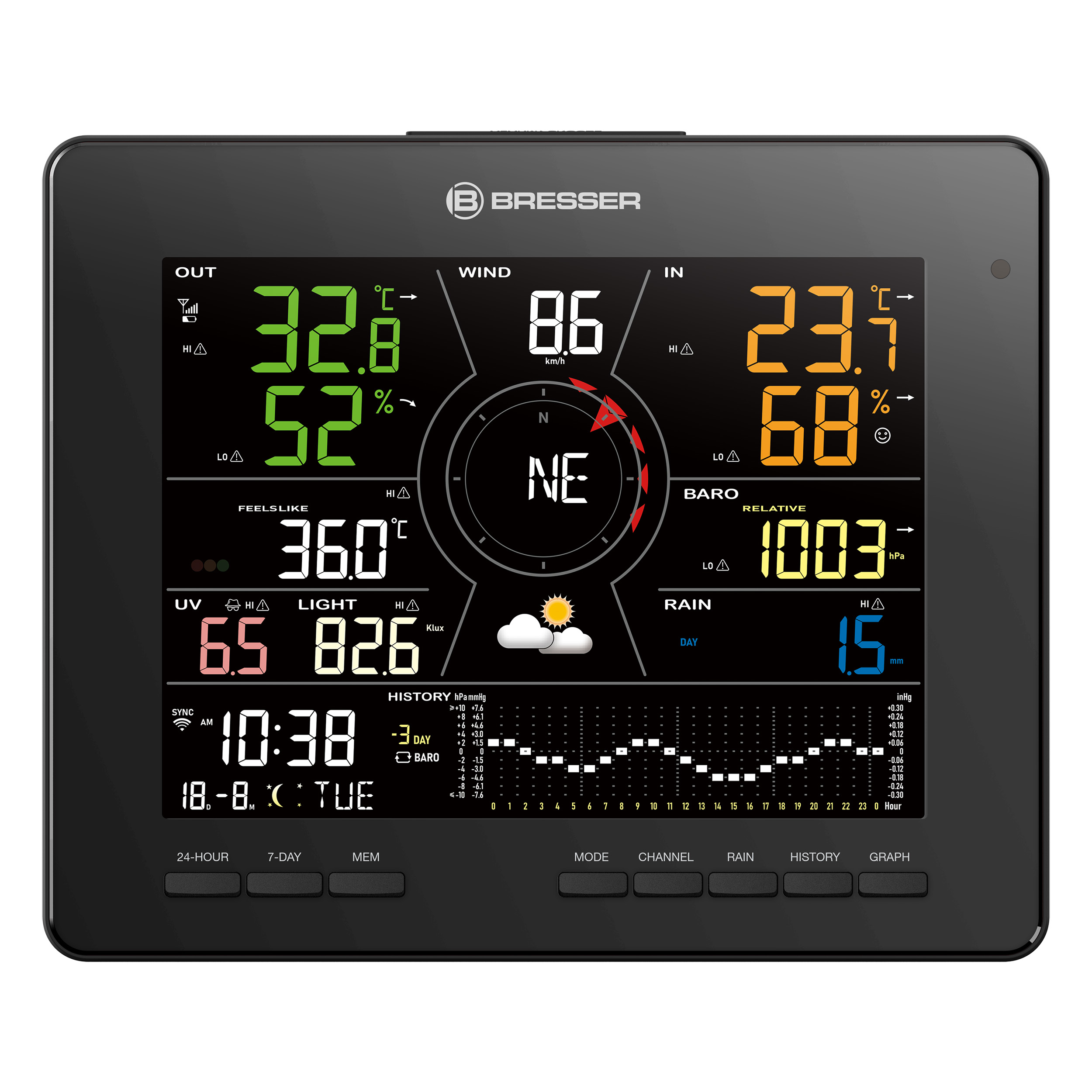 BRESSER WLAN 4CAST MD draadloos weerstation