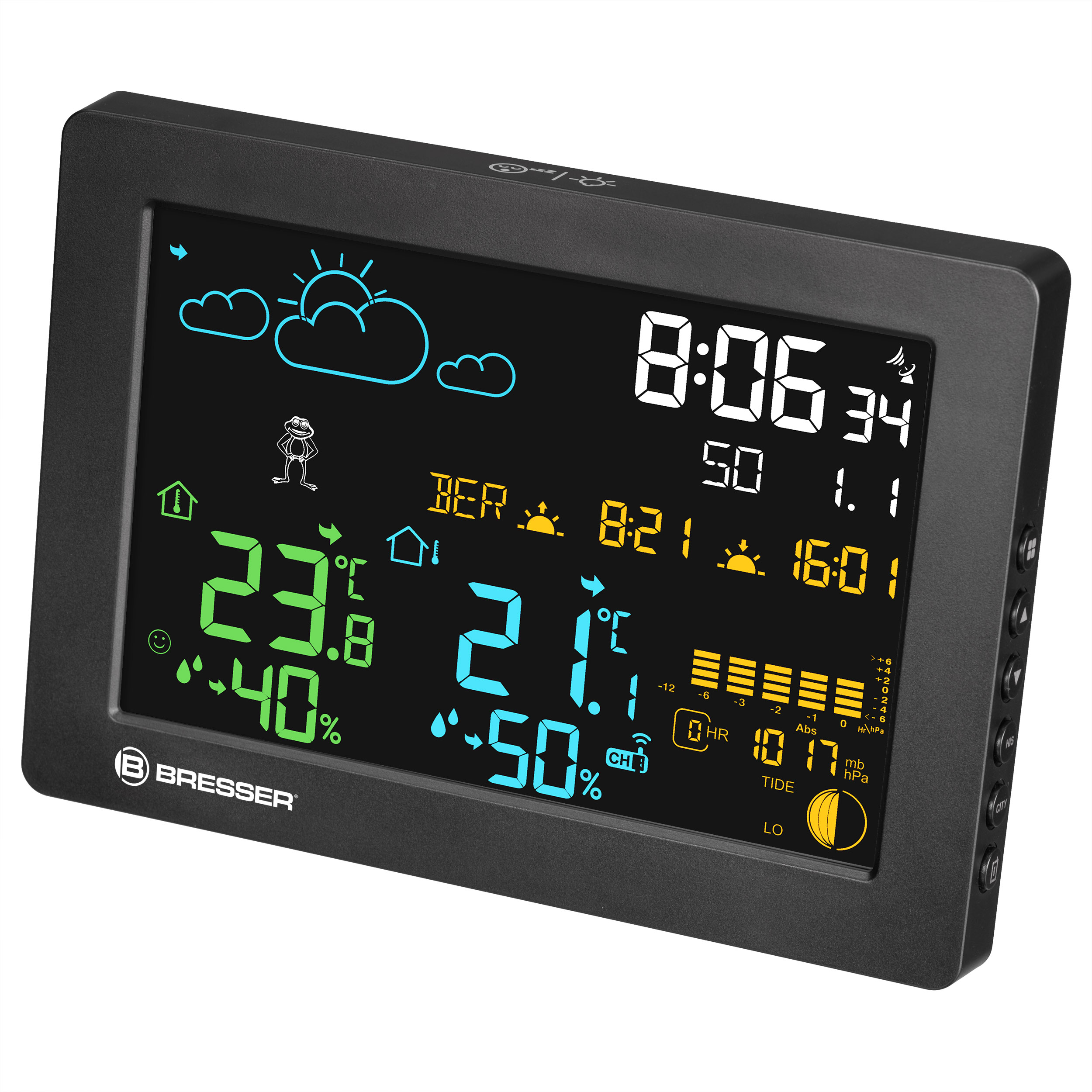 BRESSER MeteoTemp Baro HZ Kleurenweerstation