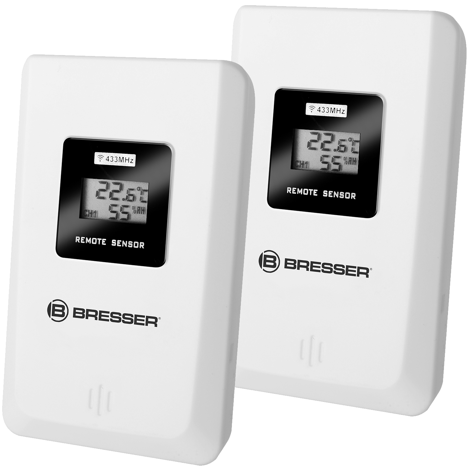 BRESSER Weerstation Clima Trend WF wit set van 2