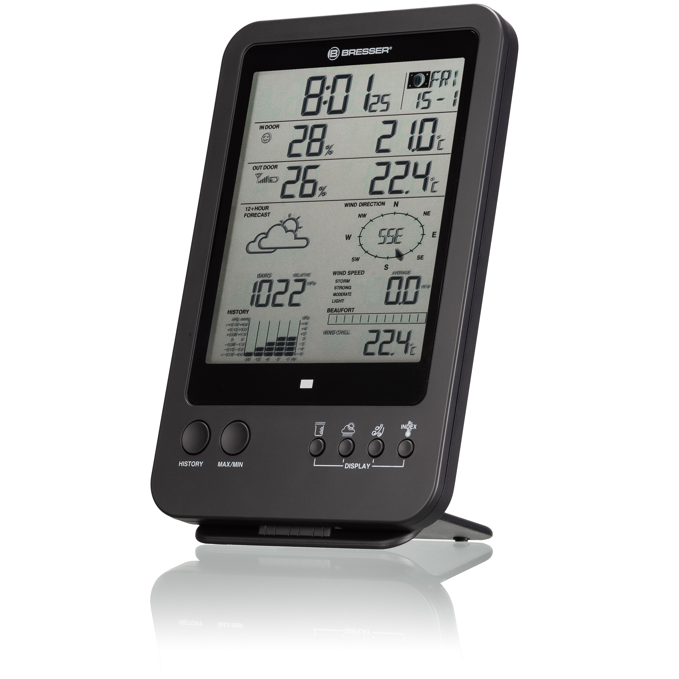 BRESSER 5-in-1 weerstation incl. extra basisstation