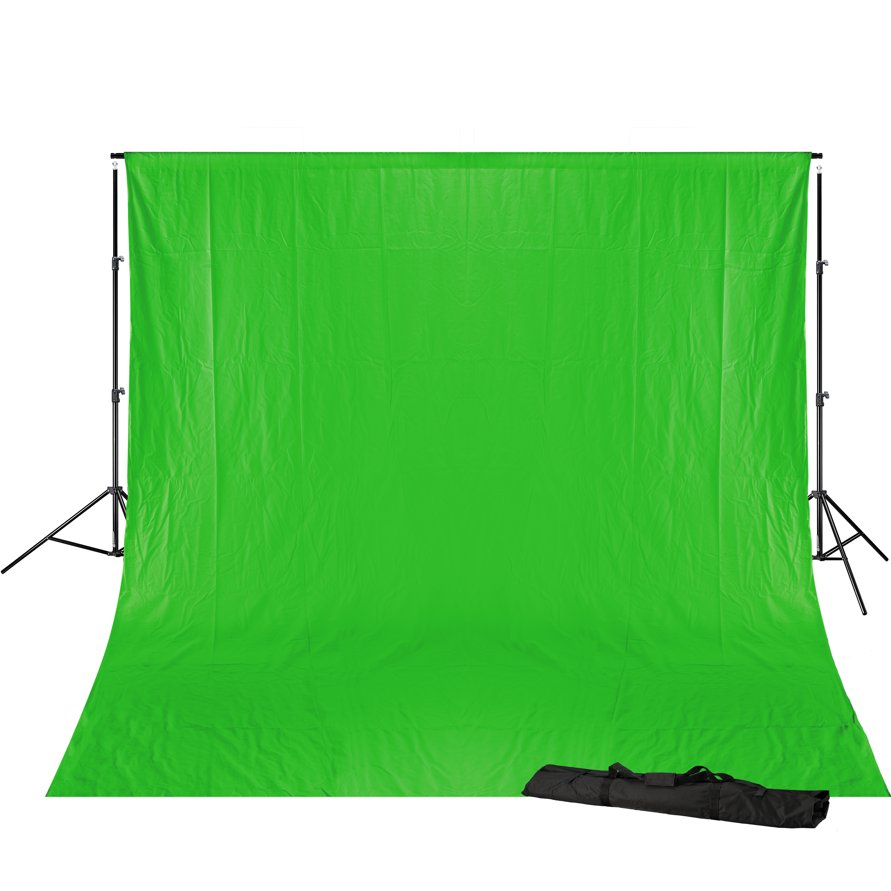  BRESSER BR-D23 Achtergrond System + Doek 3 x 4m Chromakey Groen  