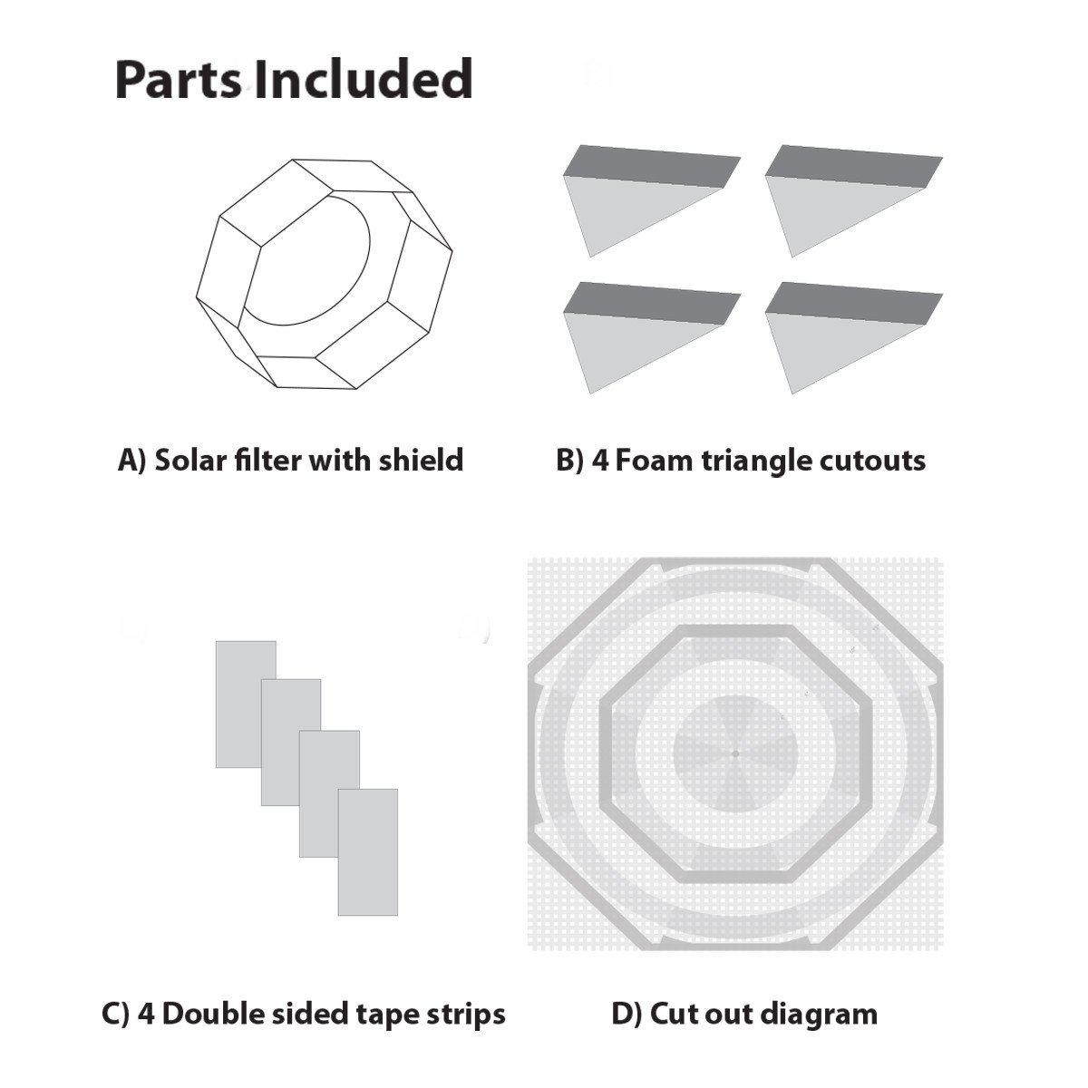 EXPLORE SCIENTIFIC Sun Catcher Zonnefilters voor 9"- 10" Schmidt-Cassegrain Telescopen