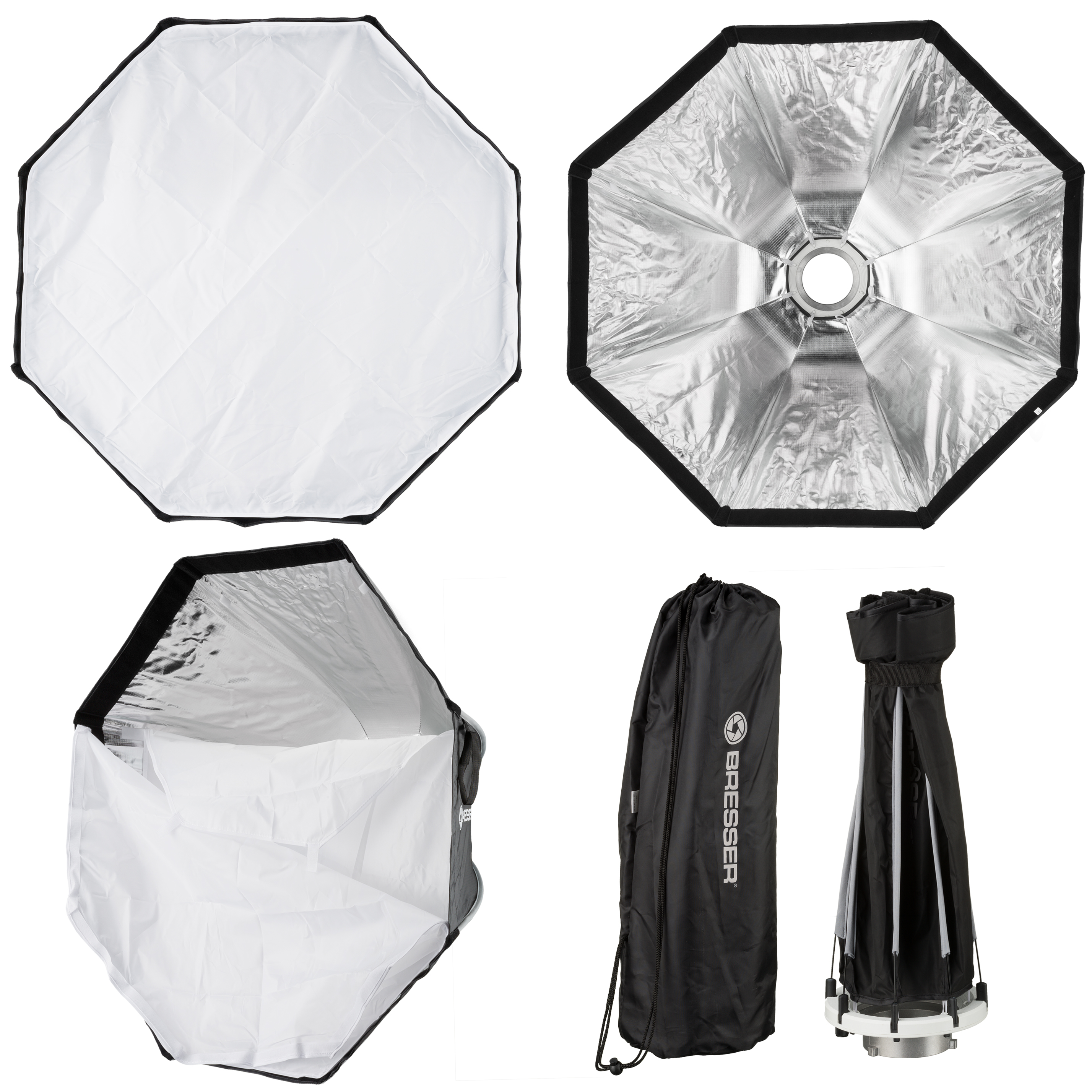 BRESSER Super Quick Octagon Speedlite Softbox 90 cm