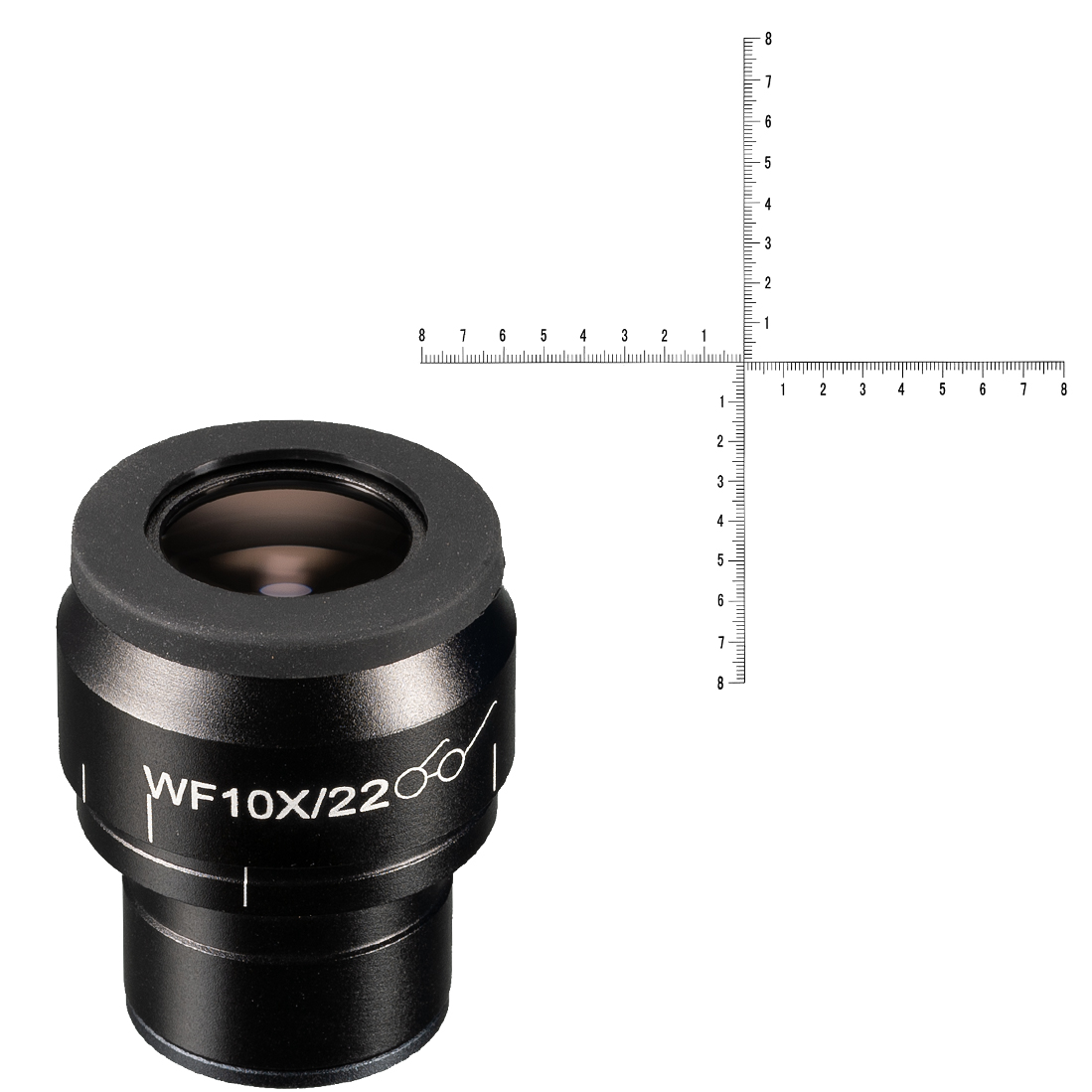 BRESSER WF 10x/22 Draadkruis-micrometeroculair voor diverse Bresser Science-microscopen (30)