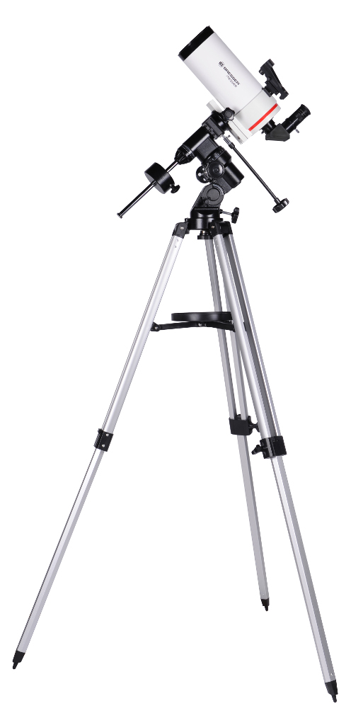 BRESSER Messier MC-100/1400 EQ3 Maksutov-Cassegrain-telescoop met smartphone-adapter & zonnefilter