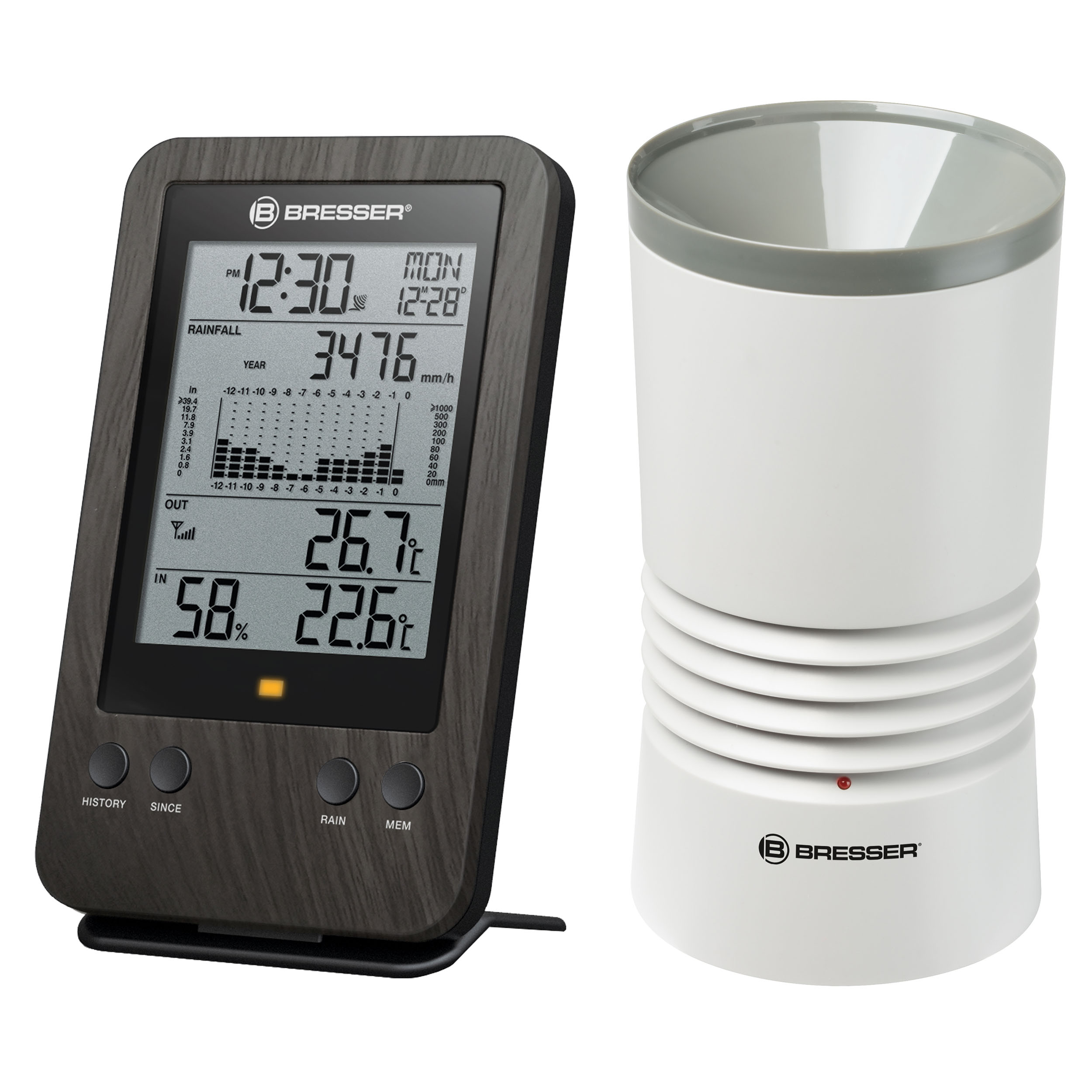 BRESSER professionele Regenmeter WTW