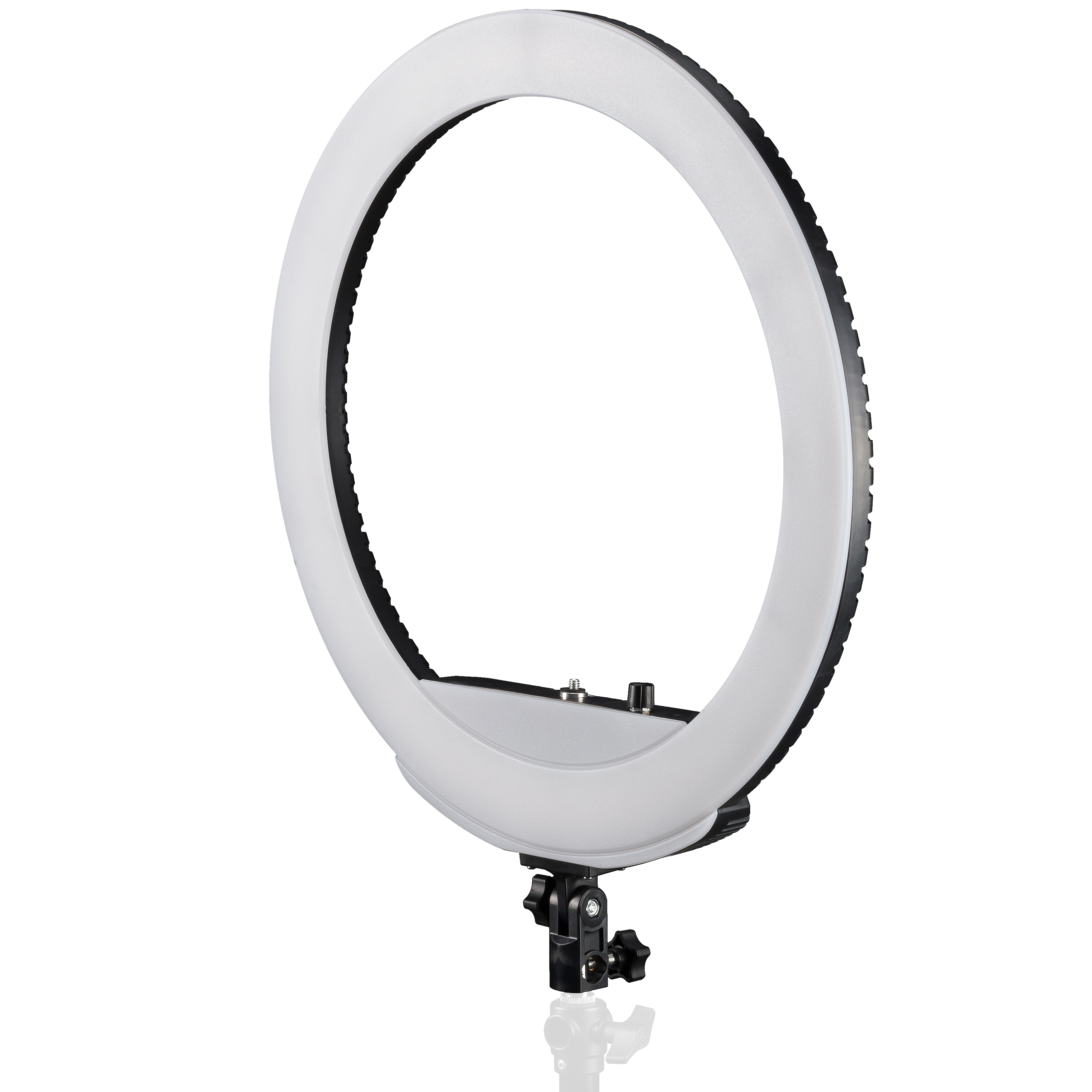 BRESSER MM-26AB Bi-Color LED Ringlicht 48W dimmbar mit Smartphonehalter und Fernauslöser (Refurbished)