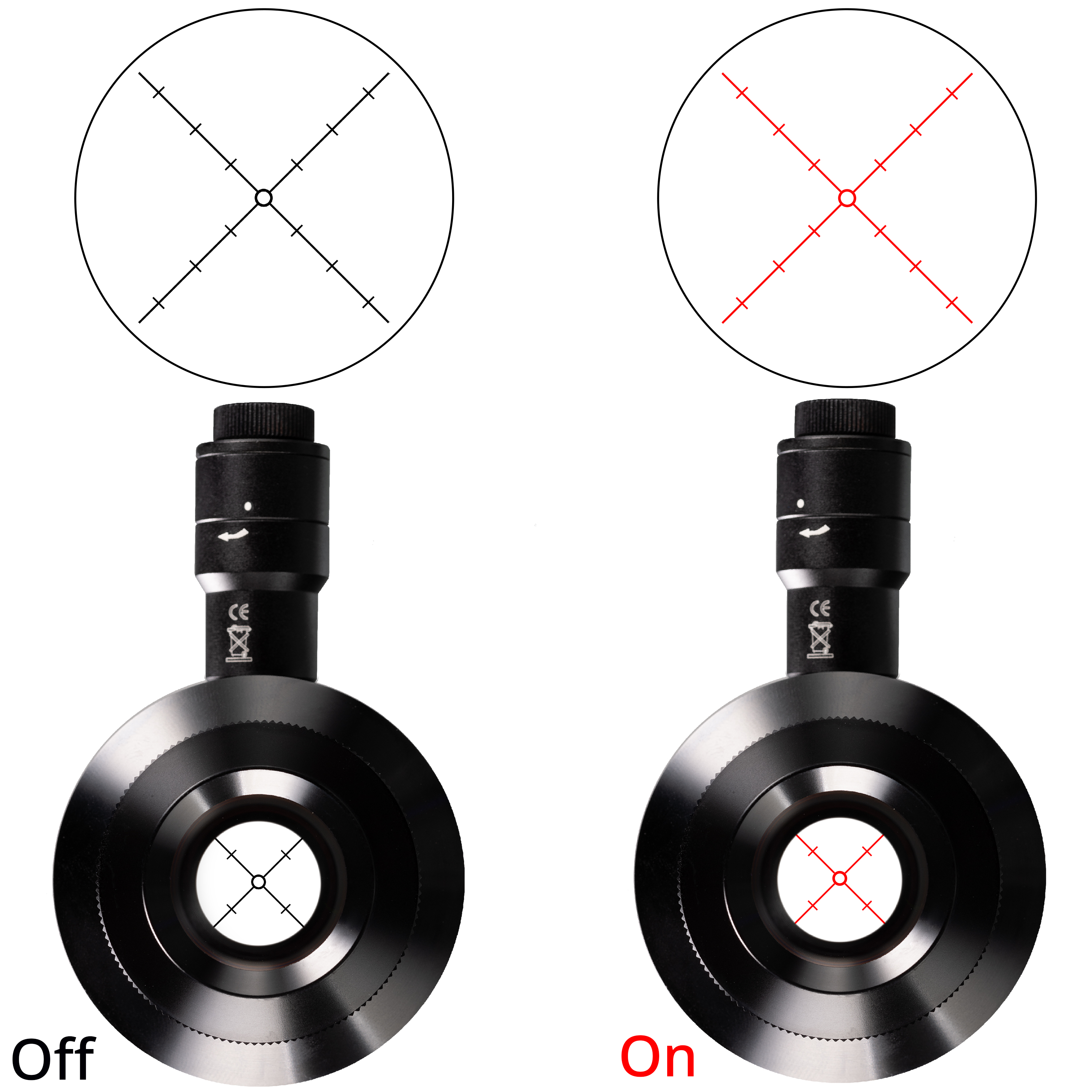 EXPLORE SCIENTIFIC 8x50 Zoeker en Guider Scope met Helical Focuser, 1.25inch en T2-aansluiting