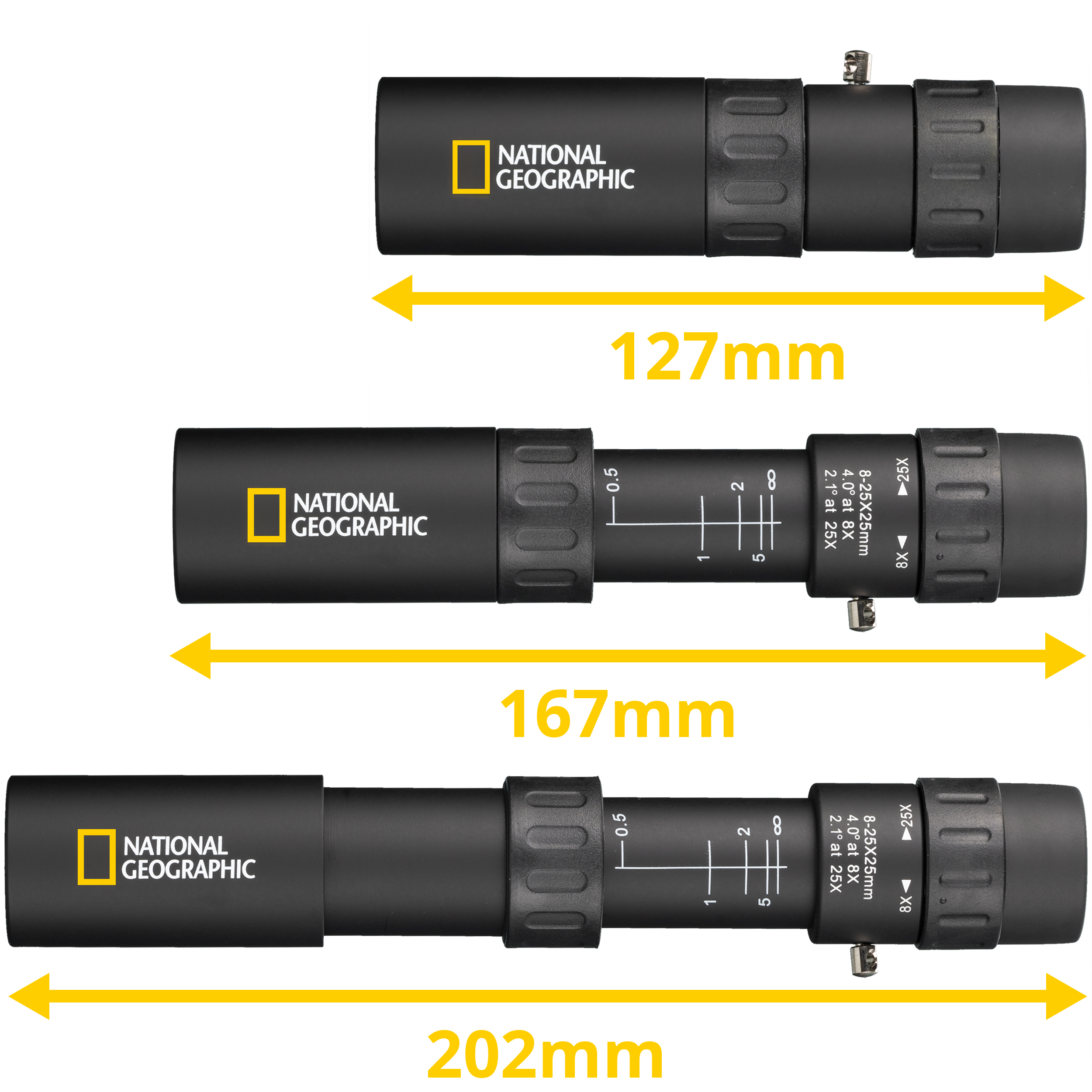 NATIONAL GEOGRAPHIC 8-25x25 zoomverrekijker