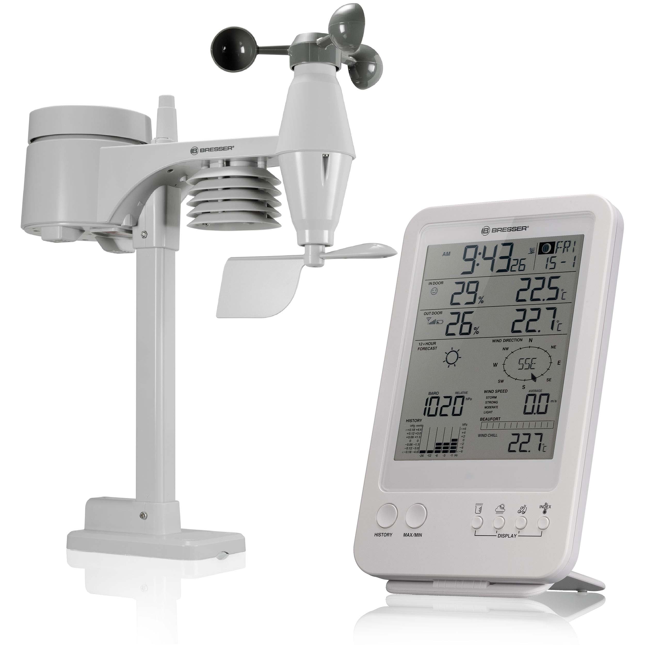 BRESSER Weather Center 5-in-1 wit