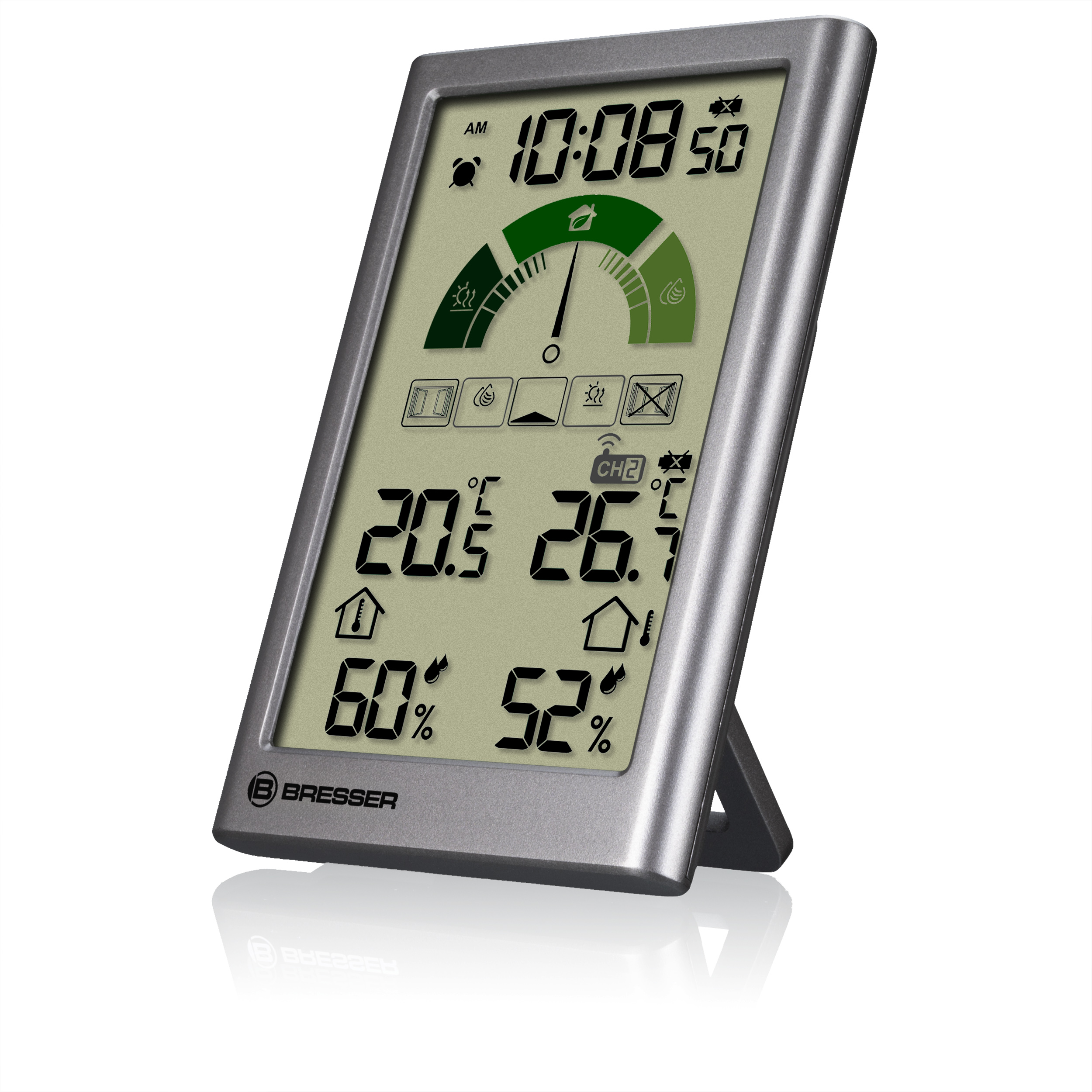 BRESSER Thermo-Hygrometer met Ventilatieadvies VentAir V