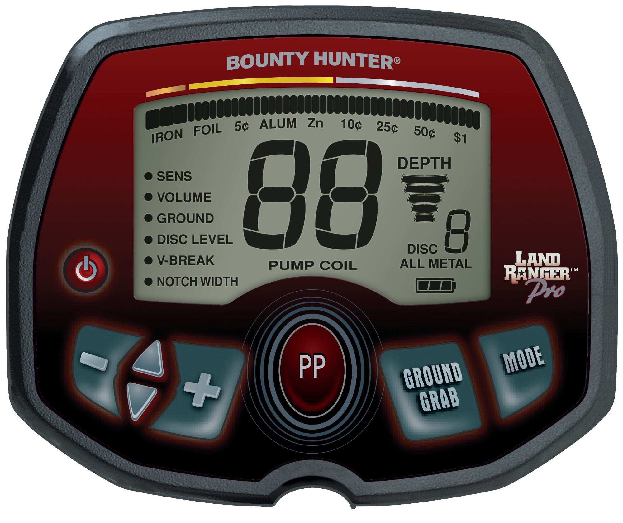 BOUNTY HUNTER Land Ranger Pro Metaaldetector