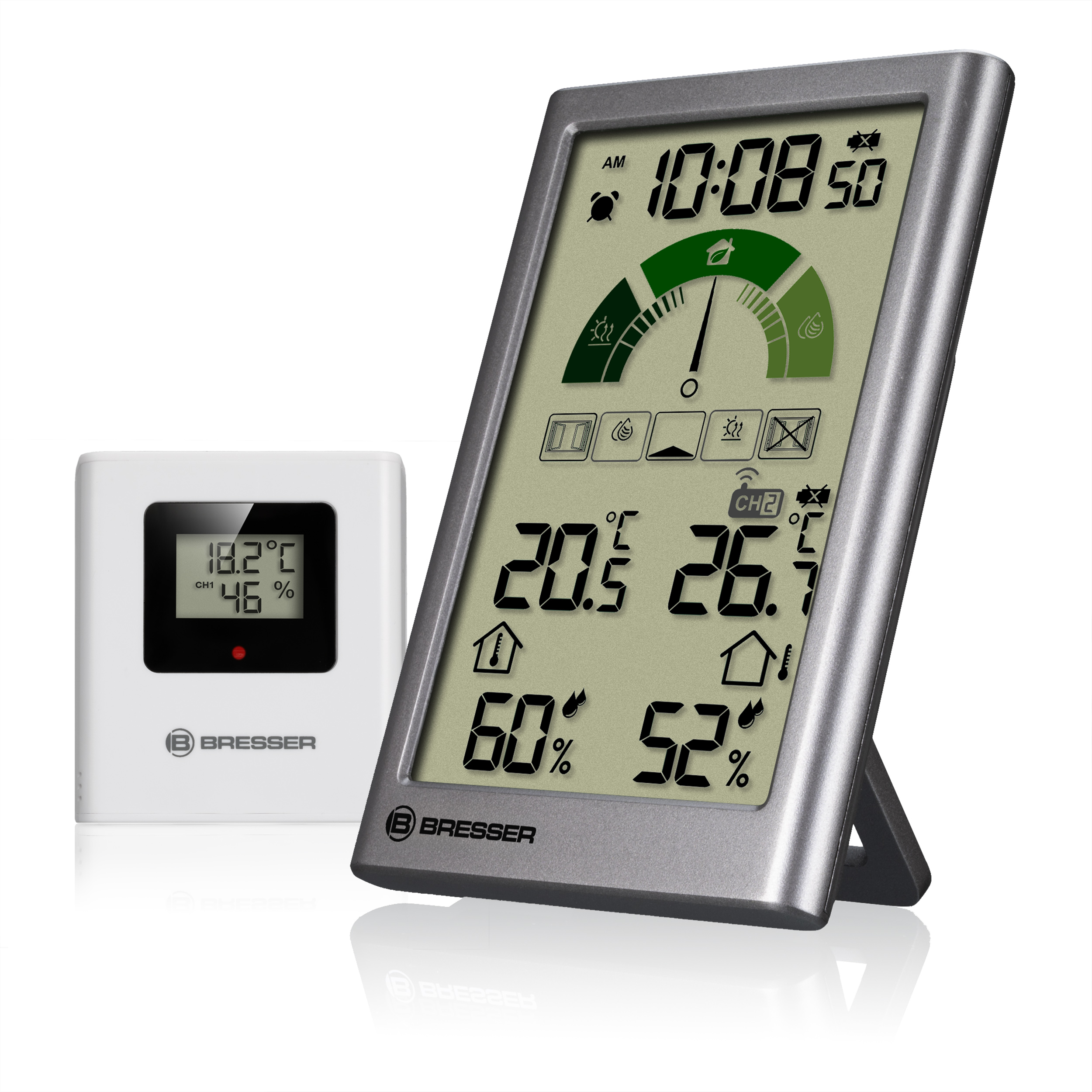 BRESSER Thermo-Hygrometer met Ventilatieadvies VentAir V