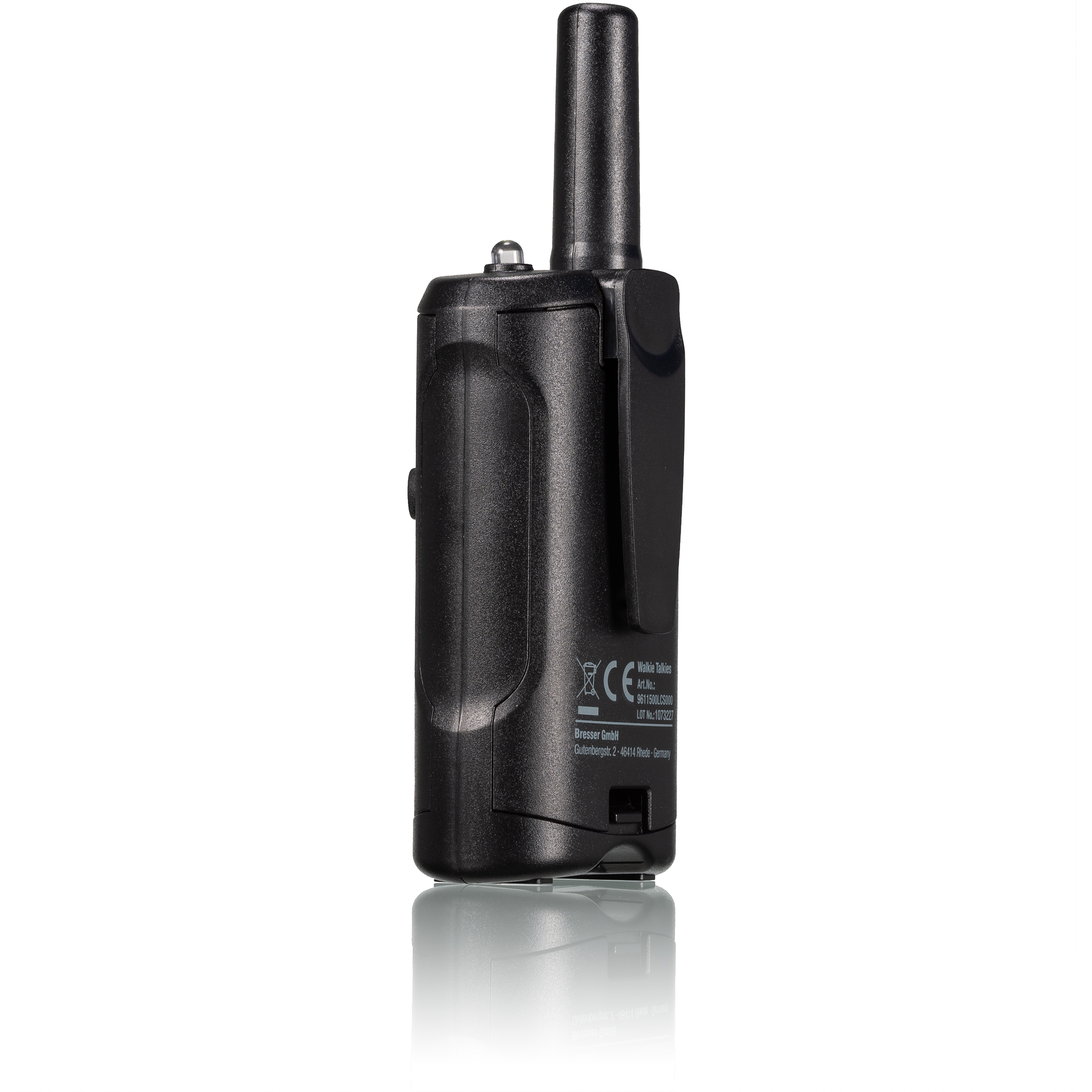 BRESSER FM Walkietalkie in Set van 2 met een groot Bereik tot 6 km en Handsfree-Functie 