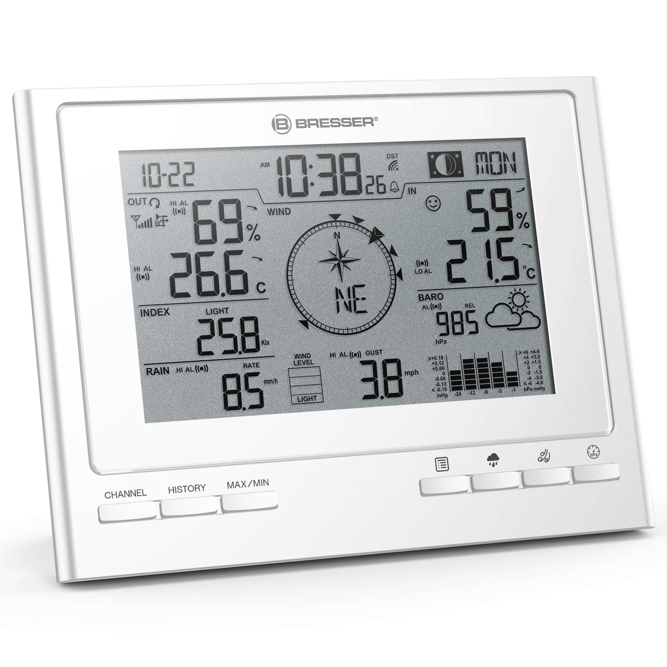 BRESSER extra basisstation voor 7003100 ClimateScout-weerstation