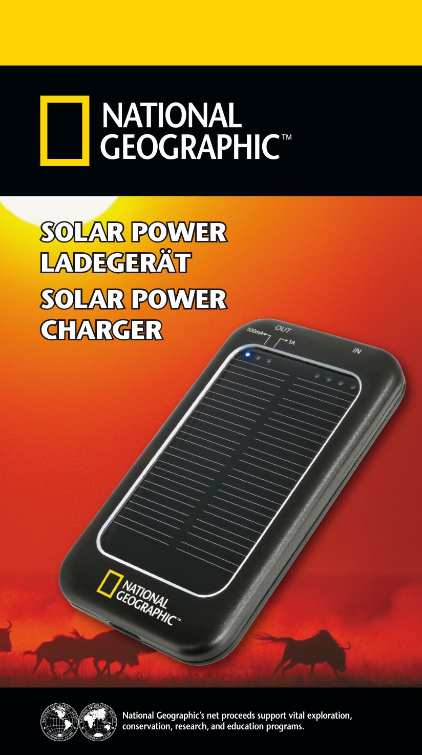 NATIONAL GEOGRAPHIC Solar Power Charger