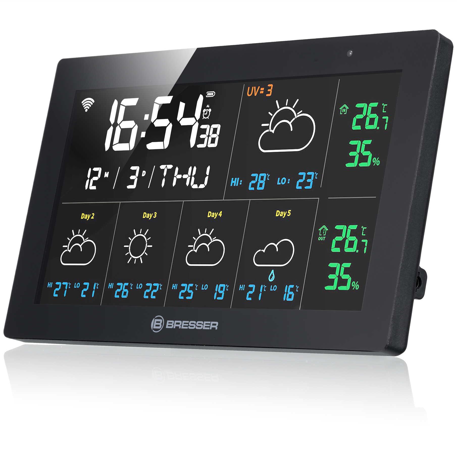 BRESSER Smart Home Draadloos Weerstation ClimateConnect CL